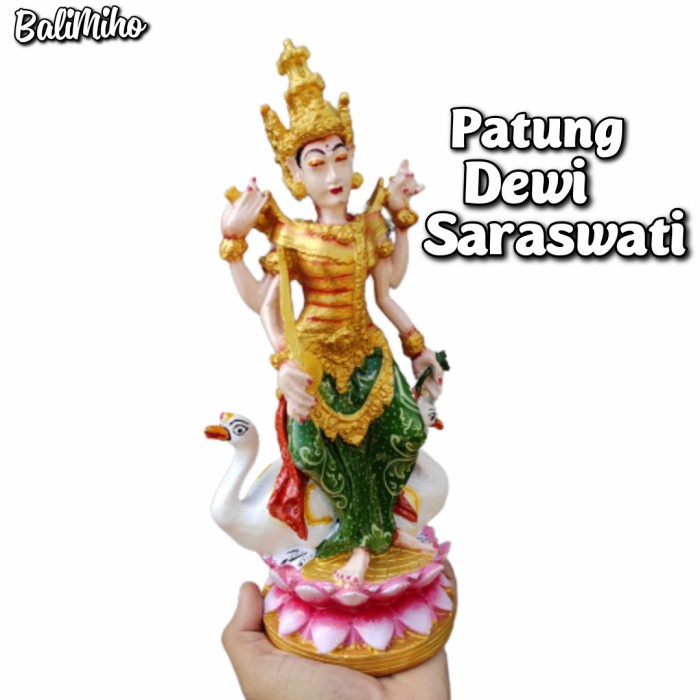 Jual Patung Dewi Saraswati Patung Saraswati Sarasvati Patung Dewa Dewi