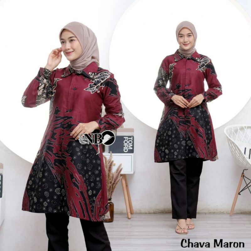 Jual Tunik Batik Wanita Tunik Batik Premium Tunik Batik Terbaru ...