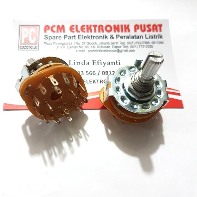 Jual SELECTOR ROTARY SWITCH 4 POLE 3 POSISI atau 4X3 pcmelektr021 ...