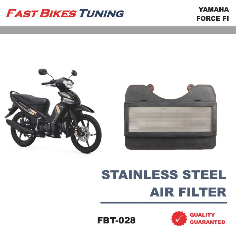 Jual FILTER UDARA YAMAHA FORCE FI - FILTER UDARA STAINLESS - SARINGAN ...