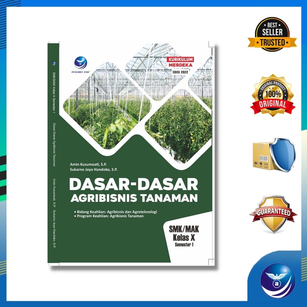 Jual Puske Dasar Dasar Agribisnis Tanaman Smk Kelas 10 Semester 1 Jateng Kurikulum Merdeka 5220