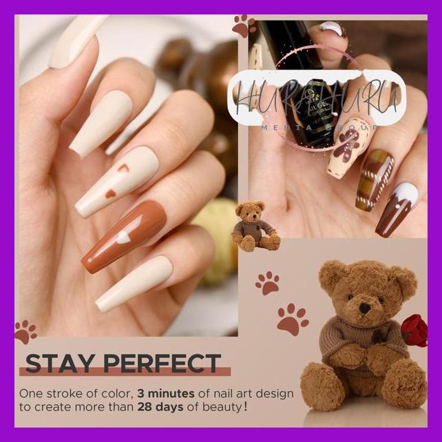 Jual Mefa Gel Nail Polish 12 Warna Nude Gel Brown Hitam Gel Putih Gel ...