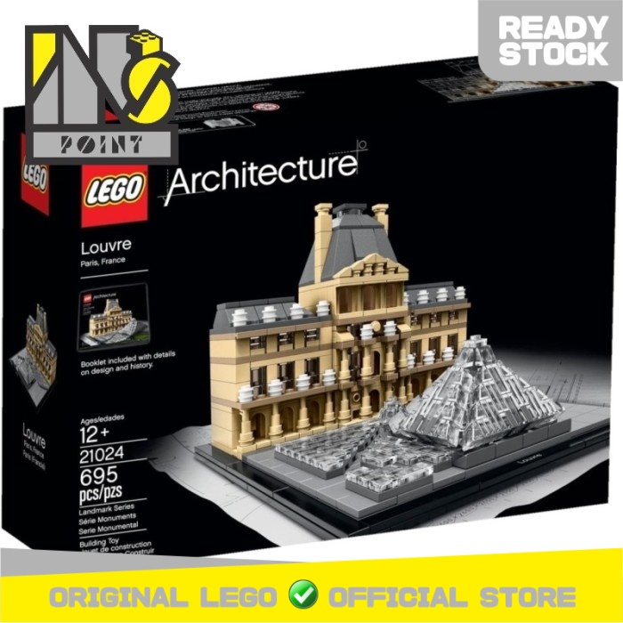 Lego 21024 architecture louvre sale
