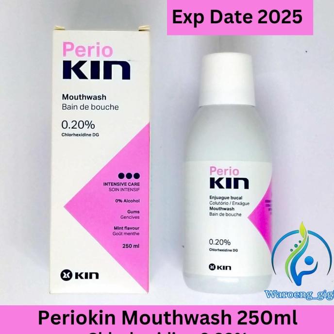 Jual Perio Kin Periokin Mouthwash Mouth Wash Obat Kumur Chlorhexidine ...