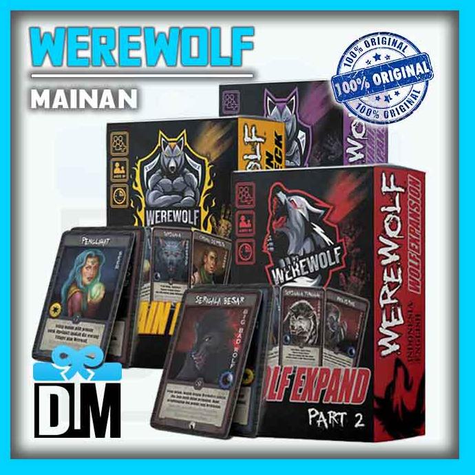 Jual Ada Disini Kartu Werewolf 2025 Bahasa Indonesia Lengkap Card Game