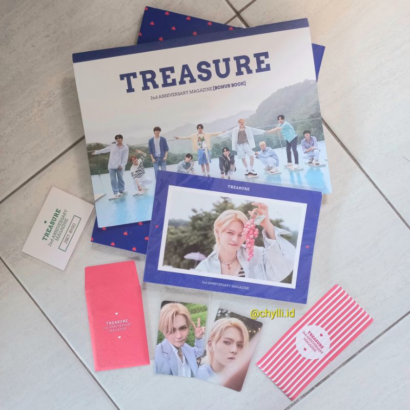 treasure 2nd ANNIVERSARY MAGAZINE ヨシ トレカ - K-POP