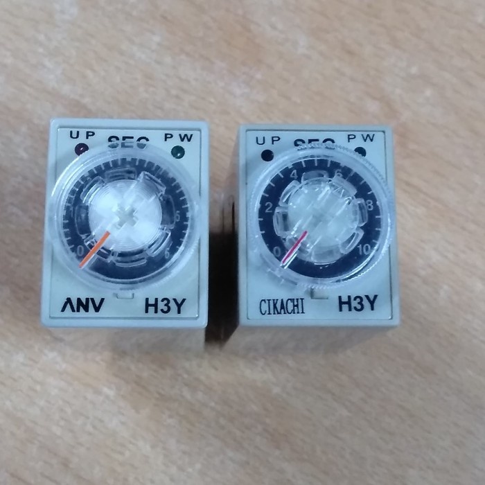 Jual Timer relay H3Y-4 H3Y4 H3Y 4 24V DC atau 220V AC ANV Cikachi ...