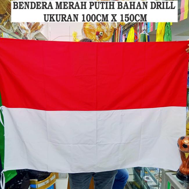 Jual Bendera Merah Putih Ukuran X Bahan Drill Original Shopee Indonesia