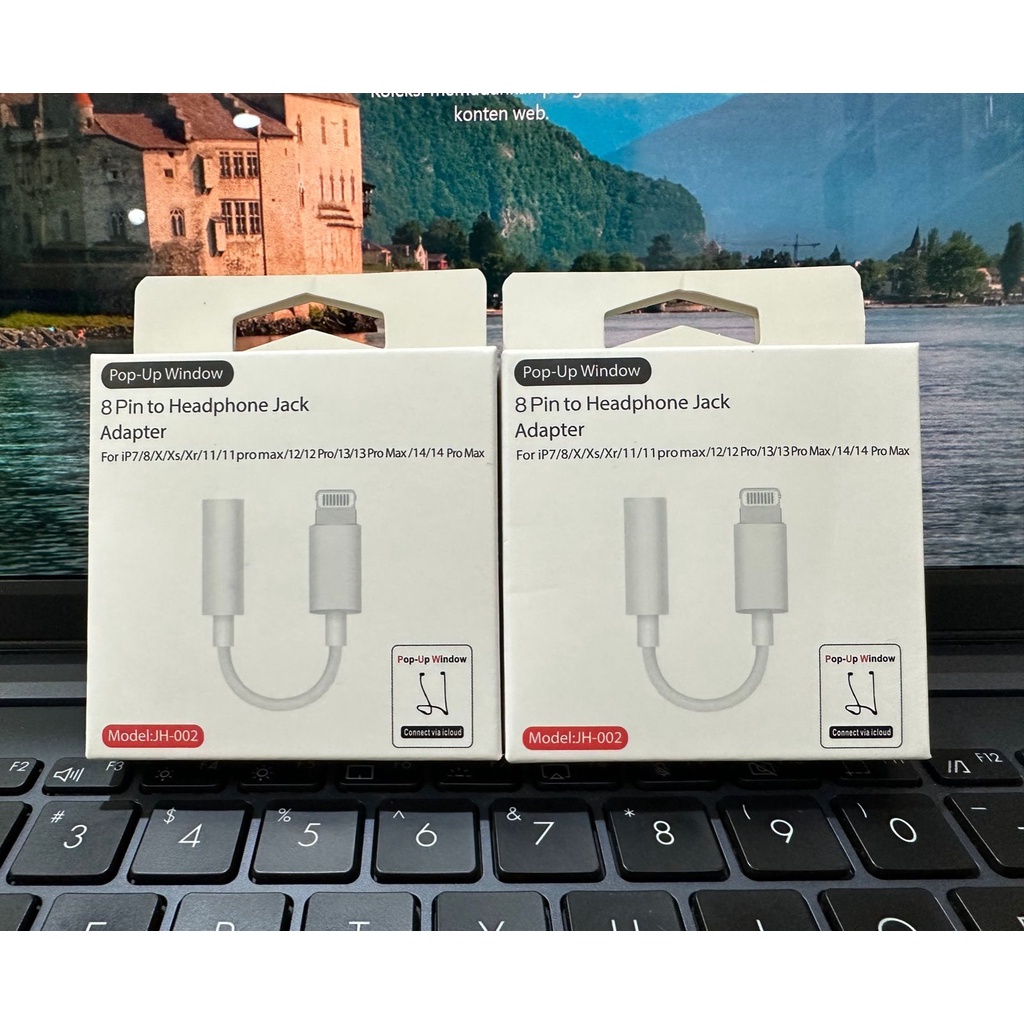 Jual lightning to headphone jack adapter shopee indonesia