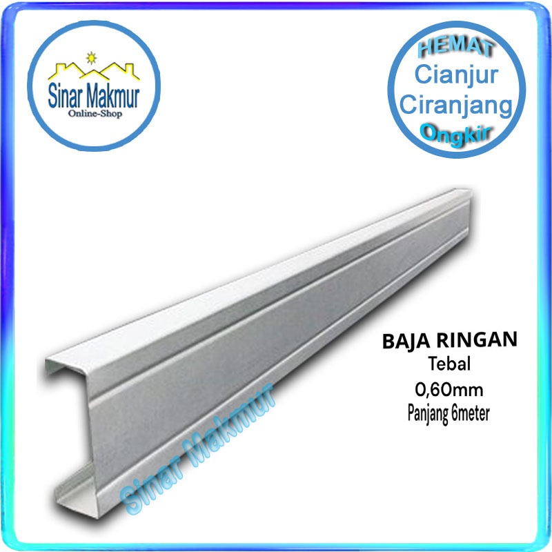 Jual Baja Ringan Canal Kanal C Atap Kaso Mm X Meter Shopee Indonesia