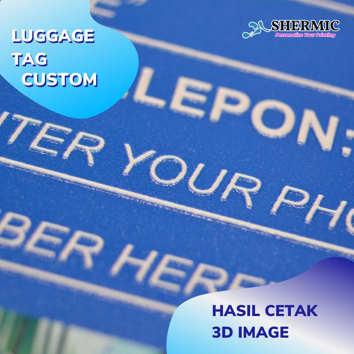 Cetak Luggage Tag Pvc