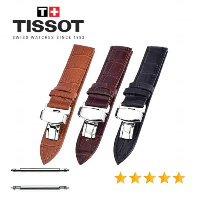 Jual Strap Tissot Leather Strap Watch Tali Jam Tissot Bagus Ori