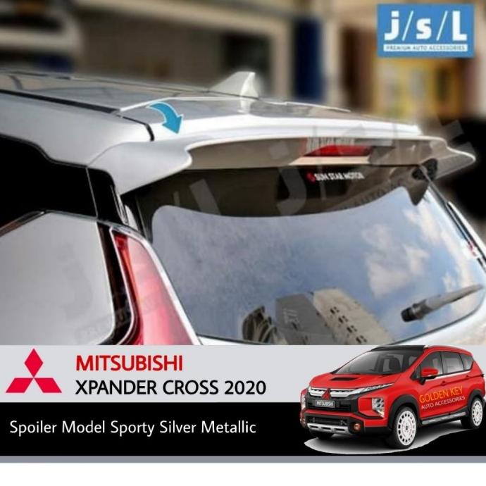 Jual JSL SPOILER XPANDER CROSS 2020 MODEL SPORTY SILVER METALLIC ...