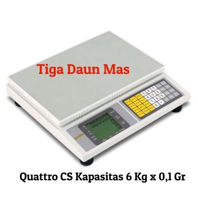 Jual Timbangan Quattro Counting Cs Kapasitas 6 Kg Akurasi 0,1 Gr