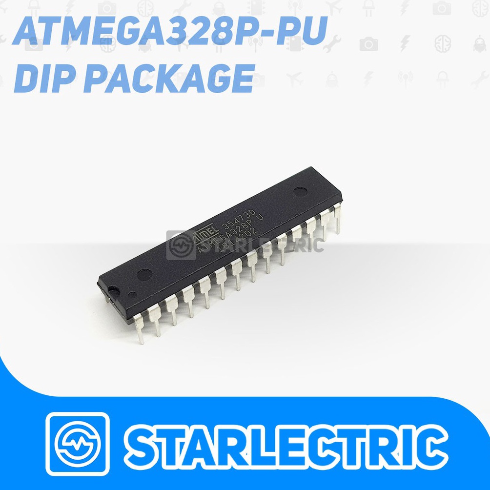 Atomos Monitor Microcontrolador ATMEGA328P PU DIP28 Original ATMEL 