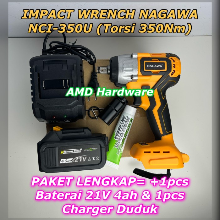 Jual Nci U Bor Impact Wrench Cordless Brushless Nagawa Hanya Unit