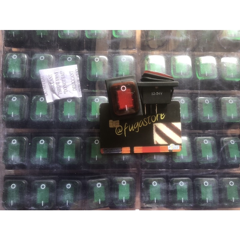 Jual Saklar KCD4 16A 220V 12V 24V 4Pin IP67 Led Rocker On Off | Shopee ...