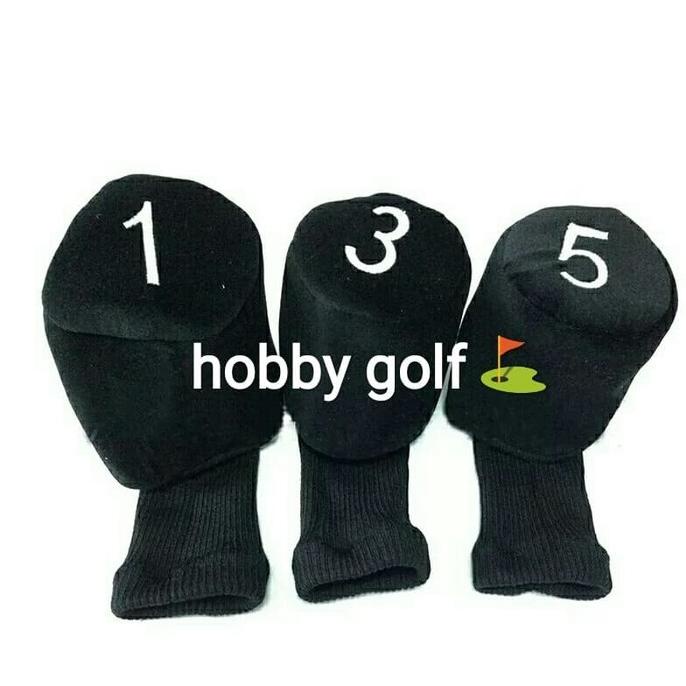 Jual PREMIUM STICK GOLF COVER TUTUP KEPALA WOOD HEADCOVER MERAH NO