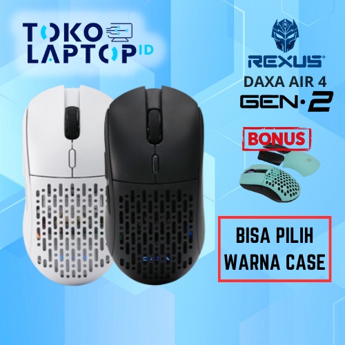 Jual Rexus Daxa Air Iv Gen V Pro Wireless Gaming Mouse Garansi