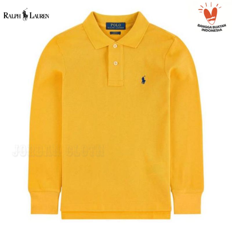 Jual Polo Shirt Tshirt Kaos Kerah Lengan Panjang Ralph Lauren Shopee Indonesia