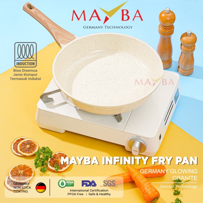 Jual Panci Fry Pan 2Cm Infinity Mayba Germany Granit Marble Anti ...