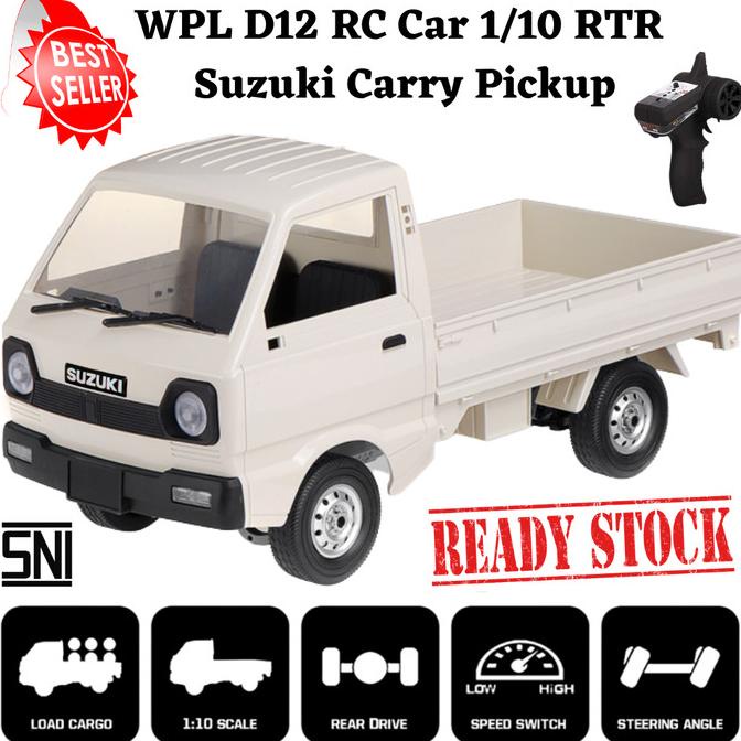 RC Truck Upgrade Decals WPL D12 Suzuki Carry RC Truck Sticker Decal Set ...