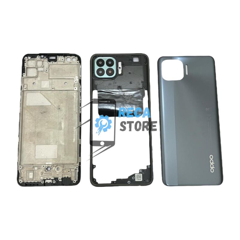 Jual BACK CASING HOUSING FULLSET BACKDOOR + BEZEL FRAME LCD OPPO RENO ...