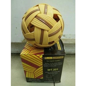 Jual BEST QUALITY BOLA SEPAK TAKRAW MARATHON 201 ORIGINAL MADE IN ...