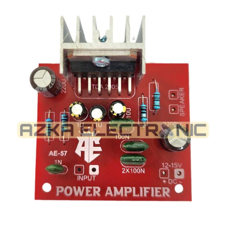 Jual ELL105 Kit Mini Power Amplifier TDA 2005 Mono 40W 12V DC AE57