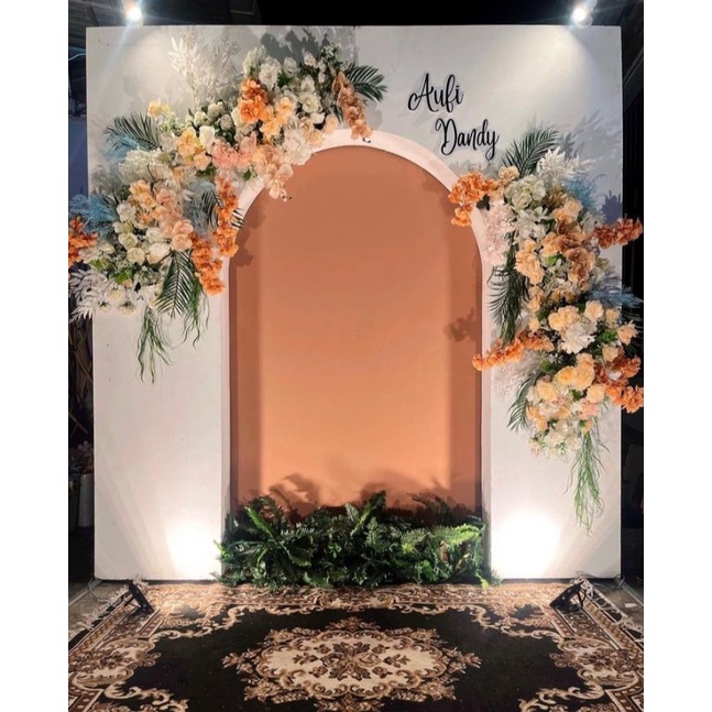 Jual Backdrop Gapura Styrofoam Dekorasi Pesta | Shopee Indonesia
