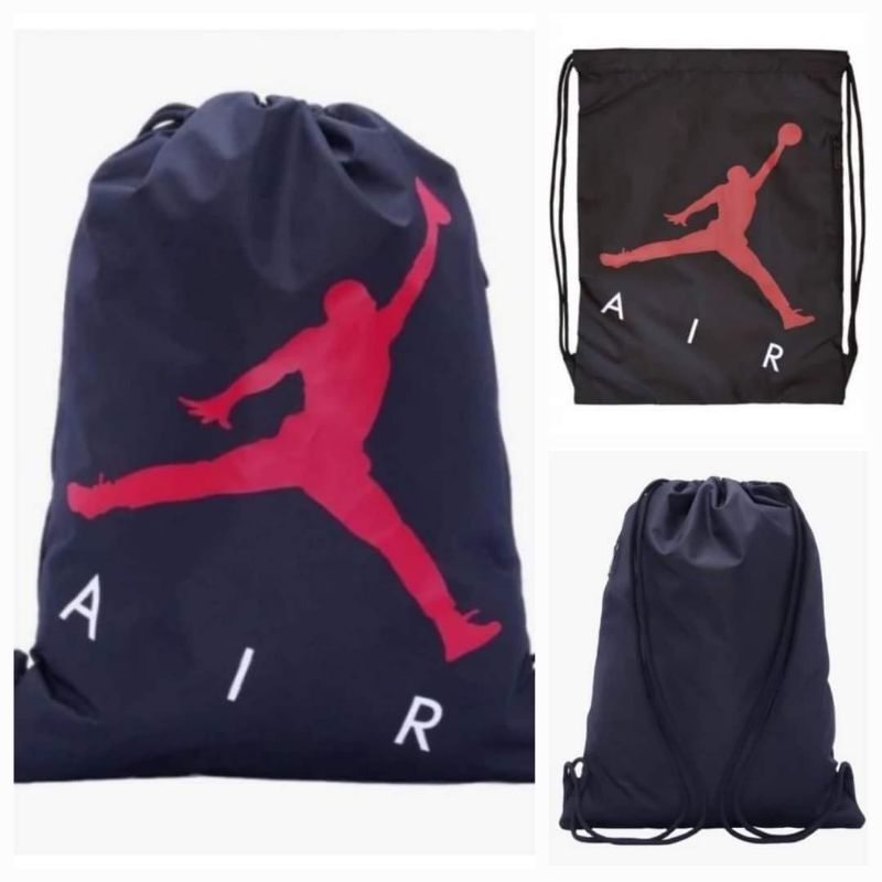 Jual Saleee Original Nike Jordan Gymsack Black Dan Red Tas Serut