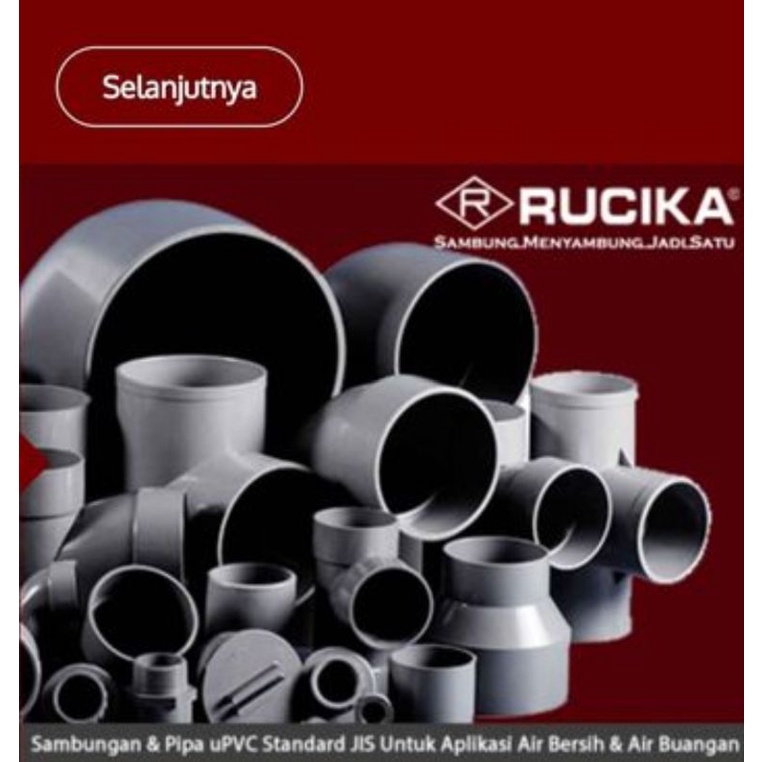 Jual RUCIKA R SOCK SOCKET PVC 2×½