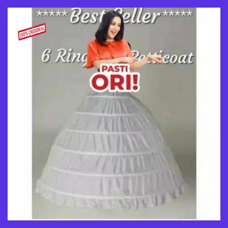 Jual Petikot Wedding Gaun Pengantin 6 ring turuytuyu | Shopee Indonesia