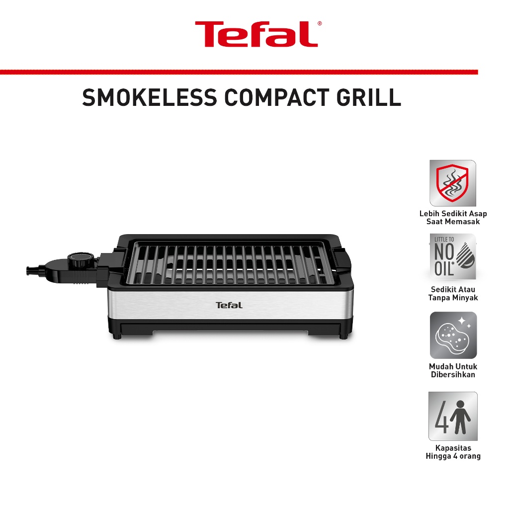 Jual Tefal Smokeless Compact Grill Shopee Indonesia