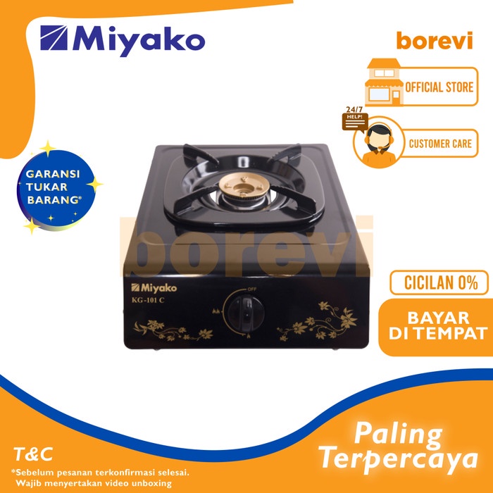 Jual KOMPOR MIYAKO KG101 C 1 tungku gas stove Shopee Indonesia