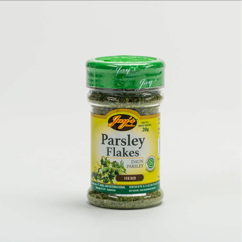 Jual JAY S KITCHEN HERBS PARSLEY 20 GR JAYS PETERSELI FLAKES BUBUK JAY BUBUK Shopee Indonesia