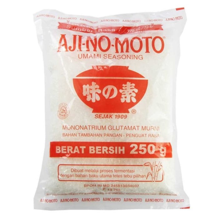 Jual AJINOMOTO VETSIN 250 GR PECIN MSG | Shopee Indonesia