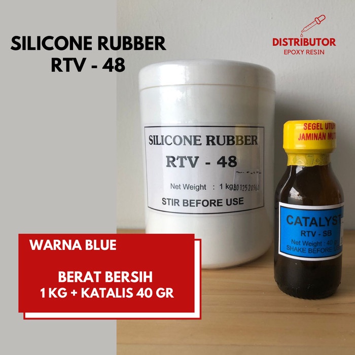 Jual Bestseller Bahan Cetakan Silikon Silicone Rubber Rtv- 48 Kg