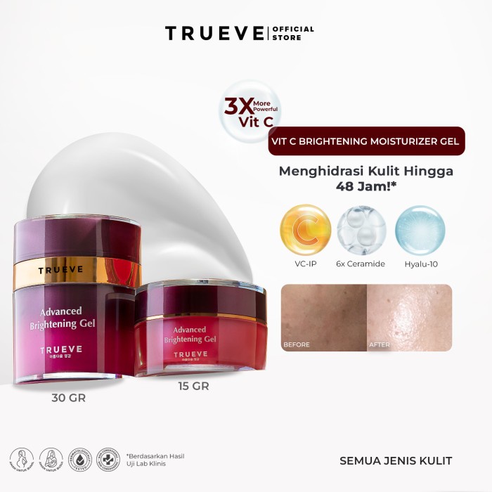 Jual Trueve D Brightening Gel 30G | Shopee Indonesia