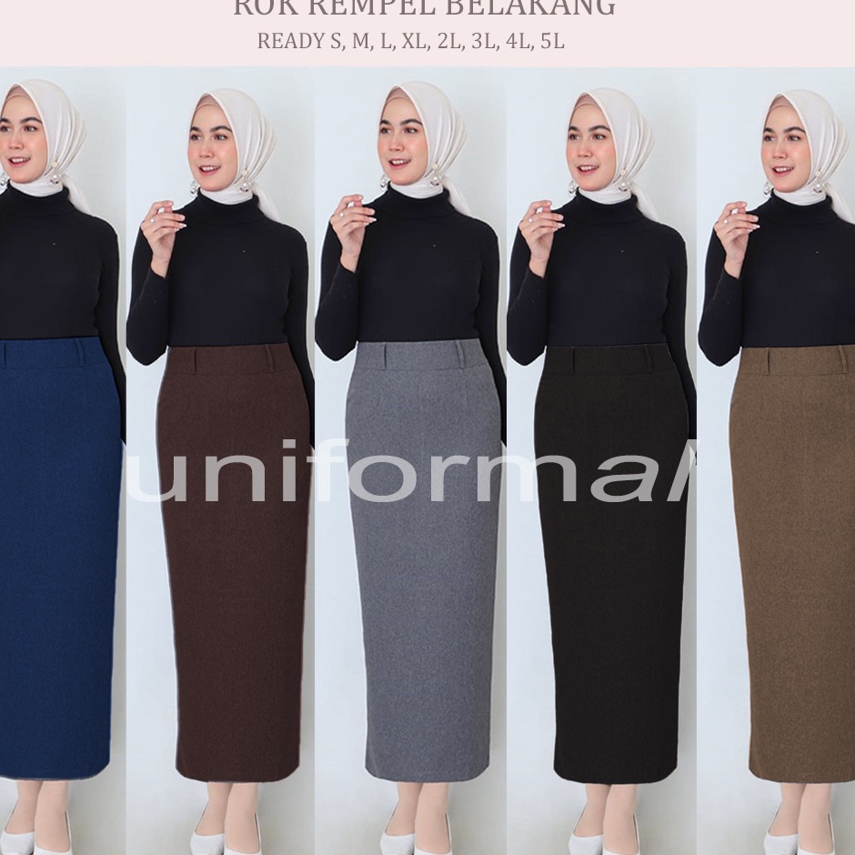 Jual (COD )NEW_PRODUCT Rok Span Panjang REMPEL BELAKANG Ukuran S - 4L ...