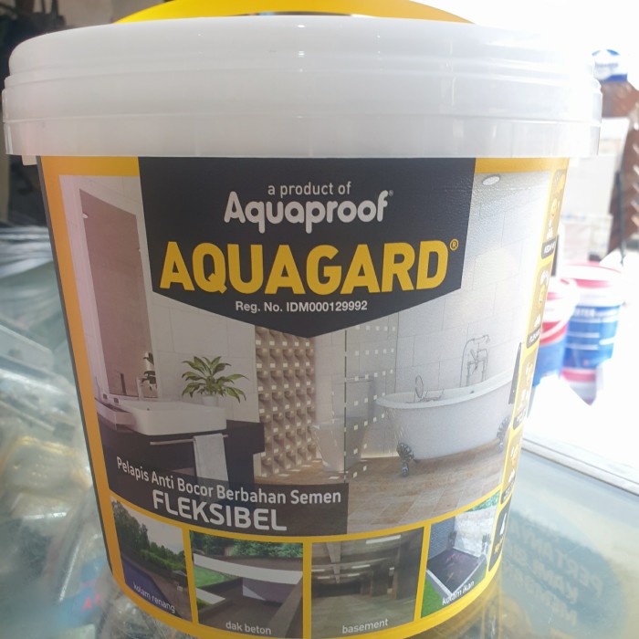 Jual AQUAGUARD waterproofing 2 komponen pelapis anti bocor aquaproof