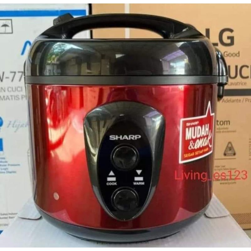Jual Sharp rice cooker 1,8 liter warna maron | Shopee Indonesia