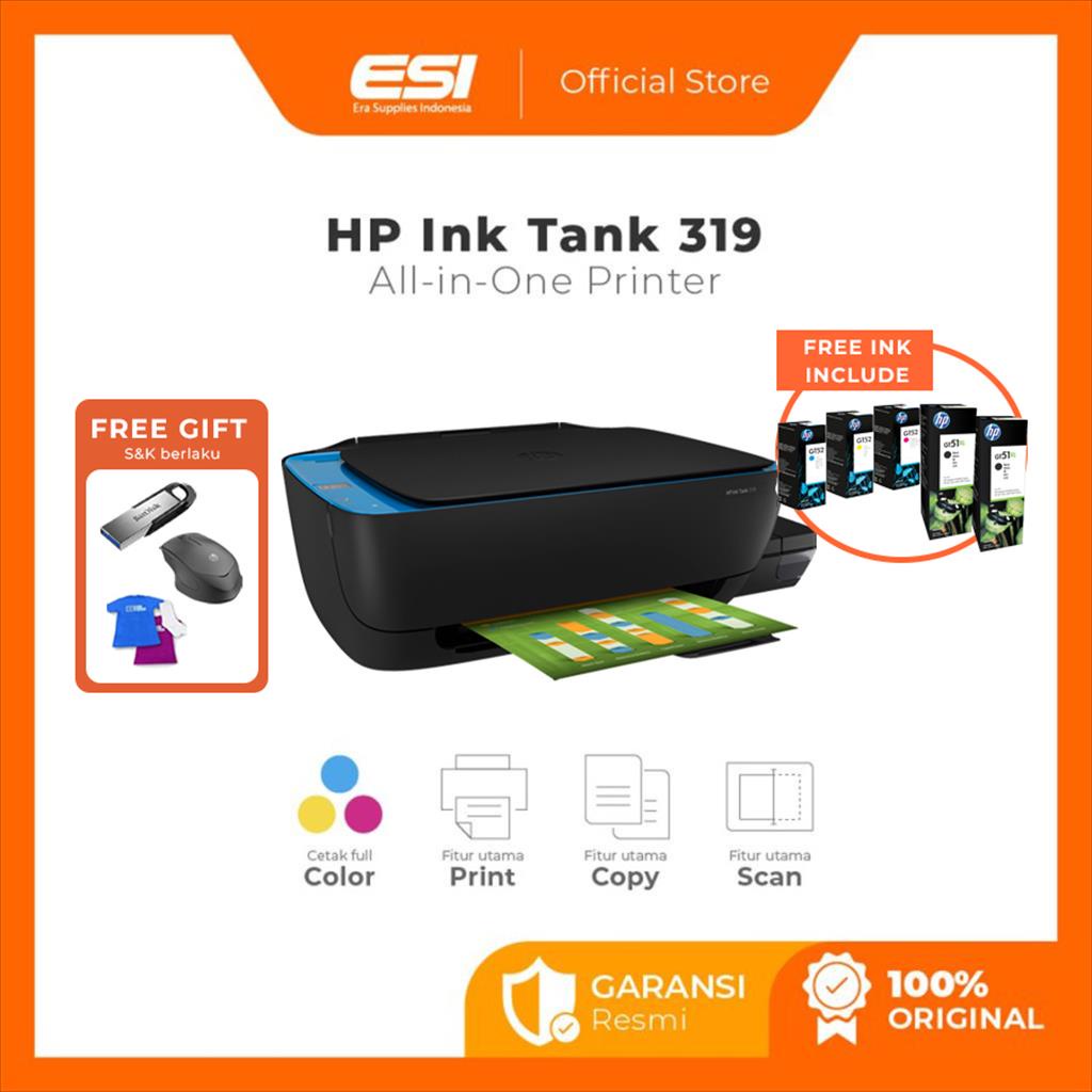 Jual HP Ink Tank 319 AllinOne Printer (Z6Z13A) Shopee Indonesia