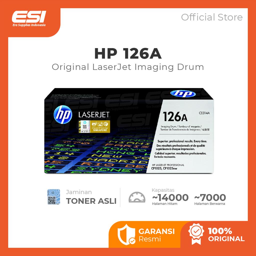 Jual HP 126A LaserJet Imaging Drum (CE314A) | Shopee Indonesia