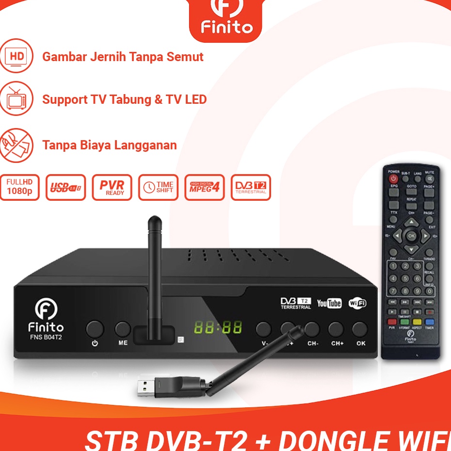 Jual PERFECT Set Top Box Digital Finito Plat Besi Anti Panas, Bisa