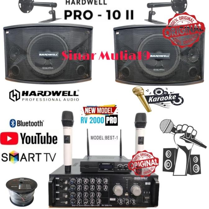 Jual Paket Karaoke Hardwell Amplifier RV 2000 Speaker PRO 10 MIC BEST 1