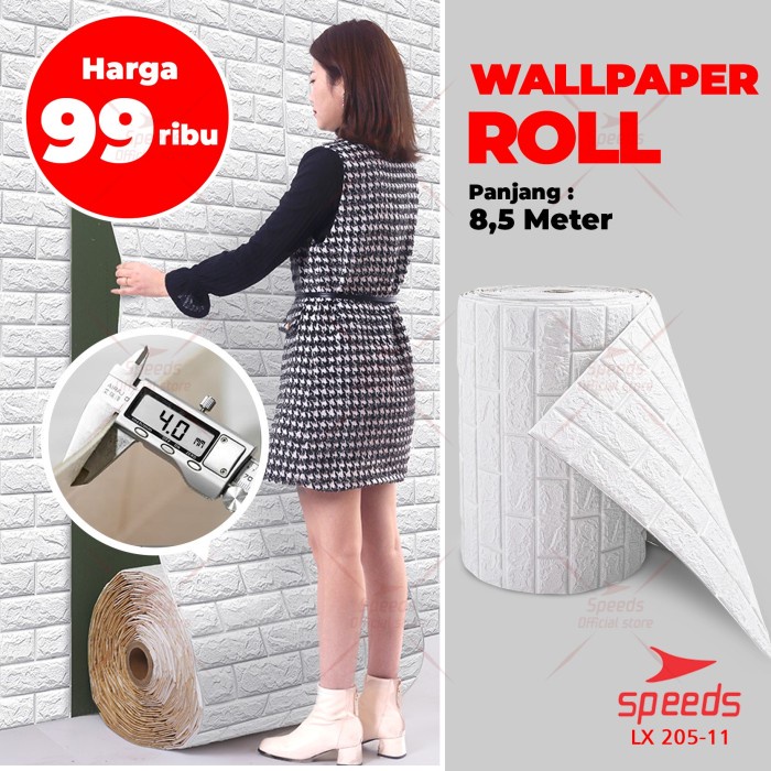 Jual Perekat Wallpaper 3d Stiker Roll Bata Foam Dinding Kamar Tidur 205 ...