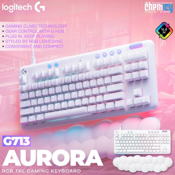 Jual Logitech G713 Aurora TKL RGB Mechanical Gaming Keyboard | Shopee ...