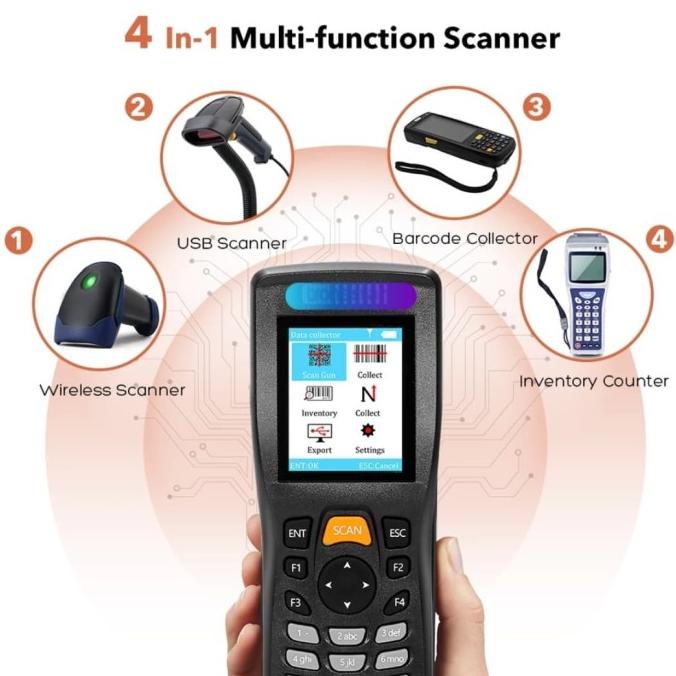 Jual Pdt Pda Scanner Barcode ( Mini Data Collector) H5 2D Kp 6678 ...
