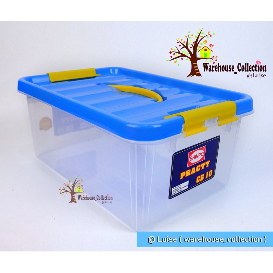 Jual CONTAINER BOX PRACTY CB-10 Liter/BOX PENYIMPANAN SERBAGUNA DENGAN ...